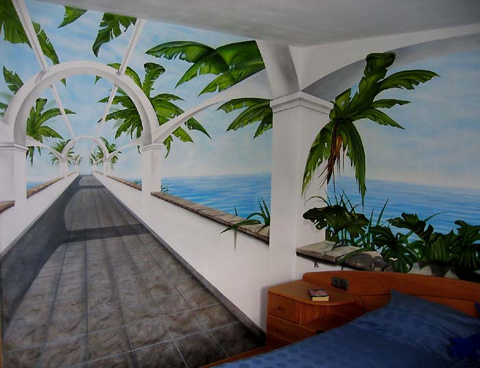 mediteranes Schlafzimmer